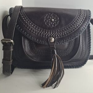 Patricia Nash Beaumont leather crossbody bag Great Condition